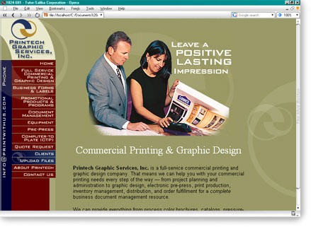 printech.com website design